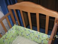 Лот: 8336603. Фото: 3. Кровать с маятником+Матрац +Борт... Мебель