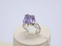 Лот: 14611224. Фото: 2. СЕРЕБРЯНОЕ КОЛЬЦО С ЦИРКОНИЕМ... Ювелирные изделия, бижутерия, часы