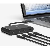 Лот: 21437229. Фото: 6. USB-хаб Belkin 4-Port USB-C Hub