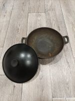 Лот: 21090145. Фото: 2. Вок чугунный Gipfel. Посуда, кухонная утварь