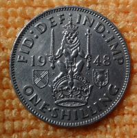 Лот: 15020334. Фото: 2. 1 шиллинг 1948 года Великобритания... Монеты