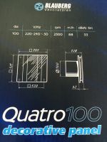 Лот: 6146503. Фото: 2. Вентилятор Кватро 100 (натуральный... Тепловое оборудование, климат