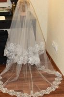 Лот: 6156291. Фото: 4. Фата свадебная. Айвори и белая... Красноярск