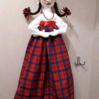 Лот: 12596043. Фото: 2. Кукла-пакетница5. Ручная работа