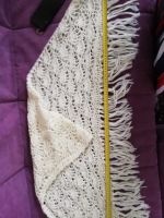 Лот: 18405776. Фото: 7. Кружевная шаль молочного цвета...
