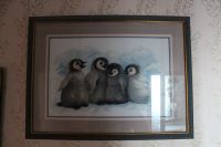 Лот: 5097887. Фото: 3. вышитая картина веселые пингвины. Домашний быт