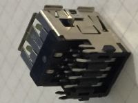 Лот: 12192506. Фото: 2. Разъем usb2 для ноутбука двойной... Радиодетали  (электронные компоненты)
