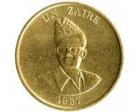 Лот: 18813680. Фото: 2. ЗАИР 1 заир 1987 редкость. Монеты