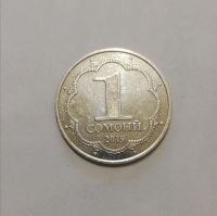 Лот: 20028738. Фото: 2. 1Сомони Таджикистан 2019г. Монеты