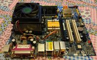 Лот: 18861006. Фото: 2. Gigabyte GA-K8N51GMF/AMD Sempron... Комплектующие
