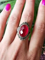 Лот: 19157753. Фото: 4. Серебряное кольцо с рубином и...