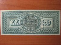 Лот: 5097951. Фото: 2. США 20 долларов 1869 года. Банкноты