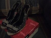 Лот: 4397168. Фото: 4. Босоножки в горошек 38р. Красноярск