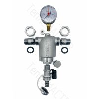 Лот: 24898534. Фото: 3. ZEISSLER Фильтр 100мкм, с манометром... Строительство и ремонт