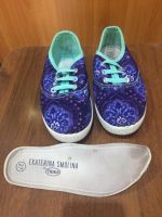 Лот: 10954001. Фото: 2. Кеды синие. Обувь