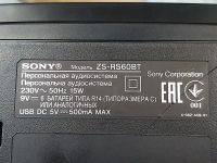 Лот: 14829474. Фото: 2. Магнитола Sony ZS-RS60BT. Аудиотехника