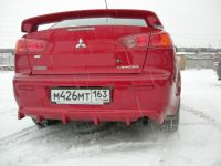 Лот: 15674051. Фото: 2. Mitsubishi Lancer X Накладка на... Автохимия, масла, тюнинг