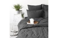 Лот: 24792695. Фото: 3. Простыня Verossa Sateen Graphite. Домашний быт