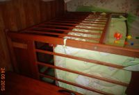 Лот: 9003133. Фото: 4. Кроватка детская с маятником. Красноярск