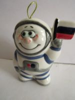 Лот: 20851187. Фото: 2. Елочные игрушка Космонавт ,авторская... Новый год!