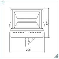 Лот: 20735675. Фото: 9. Светильник с кронштейном LED MAXUS-50...