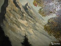 Лот: 5979719. Фото: 3. Часовня в горах Smiht масло холст... Коллекционирование, моделизм