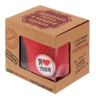 Лот: 10366660. Фото: 5. Вязаная кружка "Я люблю тебя"