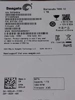 Лот: 18678778. Фото: 3. HDD 1TB Seagate 7200.12 (ST31000524AS... Компьютеры, оргтехника, канцтовары