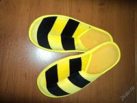 Лот: 1178532. Фото: 2. Полосатые тапочки от Билайн. Сувениры
