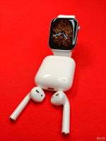 Лот: 16933429. Фото: 5. Комплект Apple Watch 6 + Airpods...