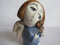 Лот: 17473530. Фото: 7. Ангел со скрипкой ,авторская керамика...