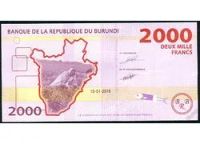 Лот: 5964554. Фото: 2. Бурунди 2000 франков 2015г = ПРЕСС. Банкноты
