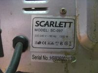 Лот: 9730978. Фото: 4. Духовка Scarlett б/у. Красноярск