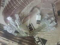 Лот: 13481210. Фото: 2. Гирлянда декоративная с прищепками... Предметы интерьера