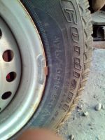 Лот: 8112264. Фото: 2. Резина на дисках почти новая 175... Шины, Диски