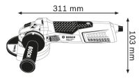 Лот: 10119653. Фото: 2. Шлифовальная машина Bosch GWS... Инструмент и расходные