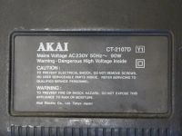 Лот: 17454044. Фото: 2. Телевизор Akai СT-2107D. ТВ и видео