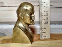 Лот: 15301485. Фото: 3. Бюст Ленина, латунь, МЗХЛ. Скульптор... Коллекционирование, моделизм