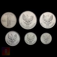 Лот: 9910058. Фото: 2. Индонезия набор 6 монет 25-1000... Монеты