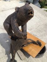 Лот: 4508495. Фото: 2. скульптура из металла Мишка. Ручная работа