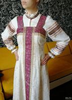 Лот: 11303905. Фото: 2. Сарафан и рубашка. Русский народный... Женская одежда