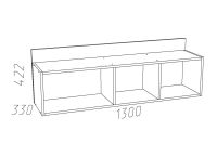 Лот: 23621690. Фото: 6. Полка Hoff Акварель