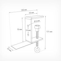 Лот: 21359270. Фото: 2. Струбцина с горизонтальным держателем. Оборудование