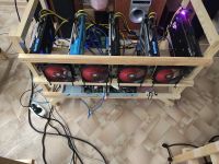 Лот: 18070680. Фото: 2. mining ферма на 5 видеокартах... Компьютеры, ноутбуки, планшеты