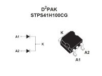 Лот: 6148892. Фото: 2. Два диода STPS41H100CG одним лотом. Радиодетали  (электронные компоненты)