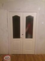 Лот: 10628312. Фото: 2. Дверь двухстворчатая комплект. Двери, окна, фурнитура