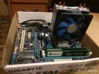 Лот: 8458512. Фото: 2. AMD X4 750K 3,4 GHZ + Gigabyte... Комплектующие