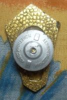 Лот: 11171383. Фото: 2. Знак - Ромб Среднее Гуманитарное... Значки, медали, жетоны