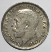 Лот: 6880445. Фото: 2. 3 пенса 1914 год. Великобритания. Монеты