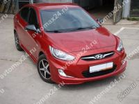 Лот: 5834598. Фото: 4. Юбка переднего бампера, №1, Hyundai... Красноярск